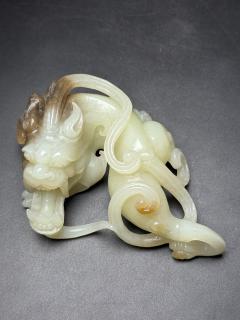 和田玉貔貅玉件,形态威武,工艺精细,形状完美.招财纳福,驱邪保平安