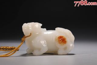 和田玉貔貅把件